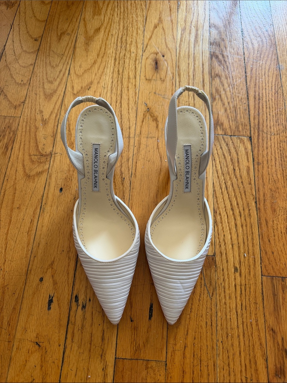 Manolo Blahnik Slingback Heels - Picture 3 of 4